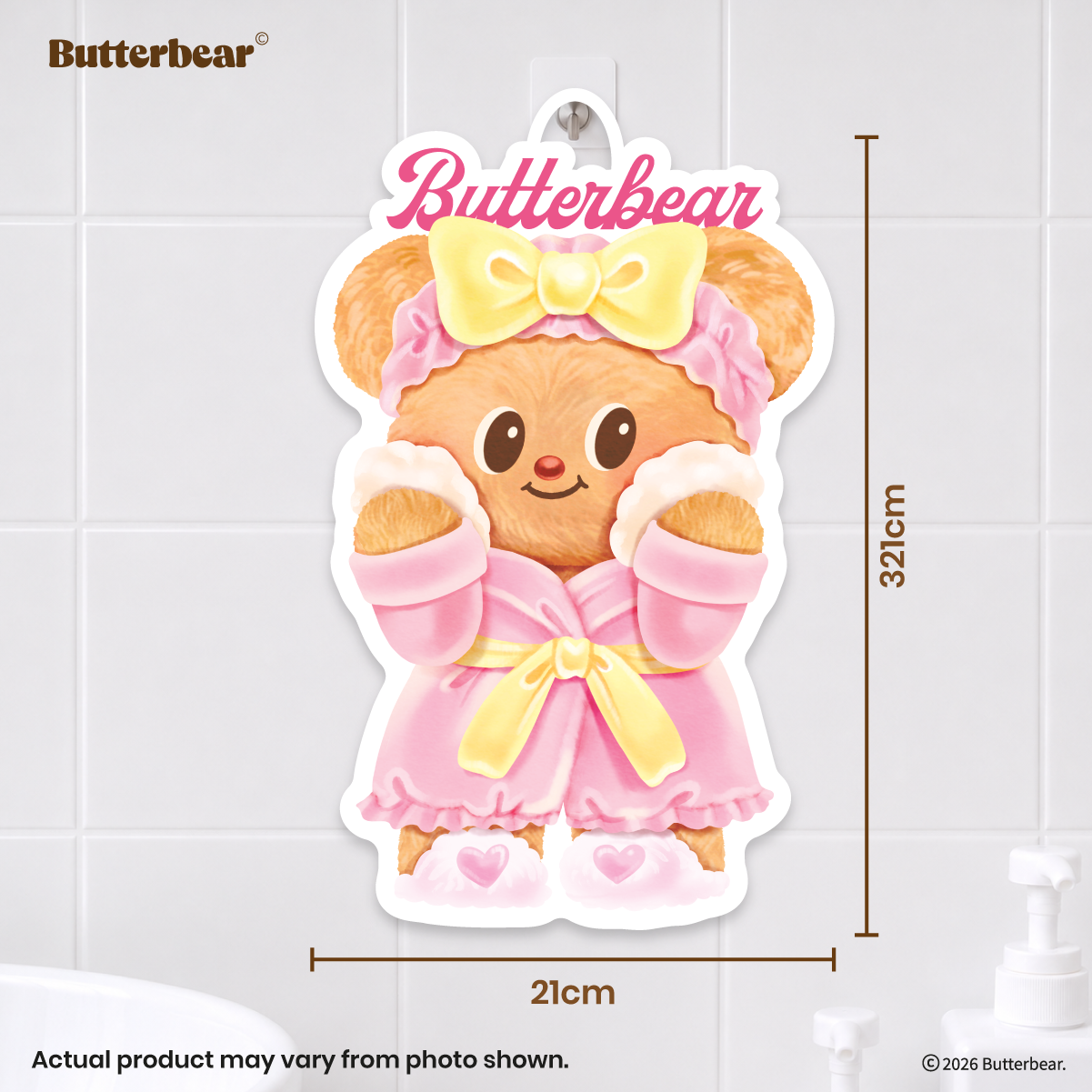 Butterbear Hand Towel