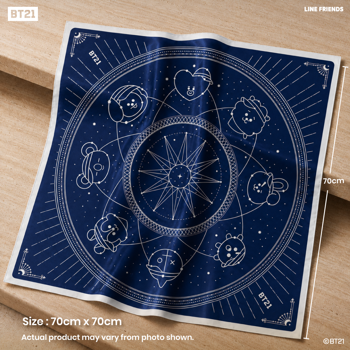 BT21 Star Walk Silk Headband