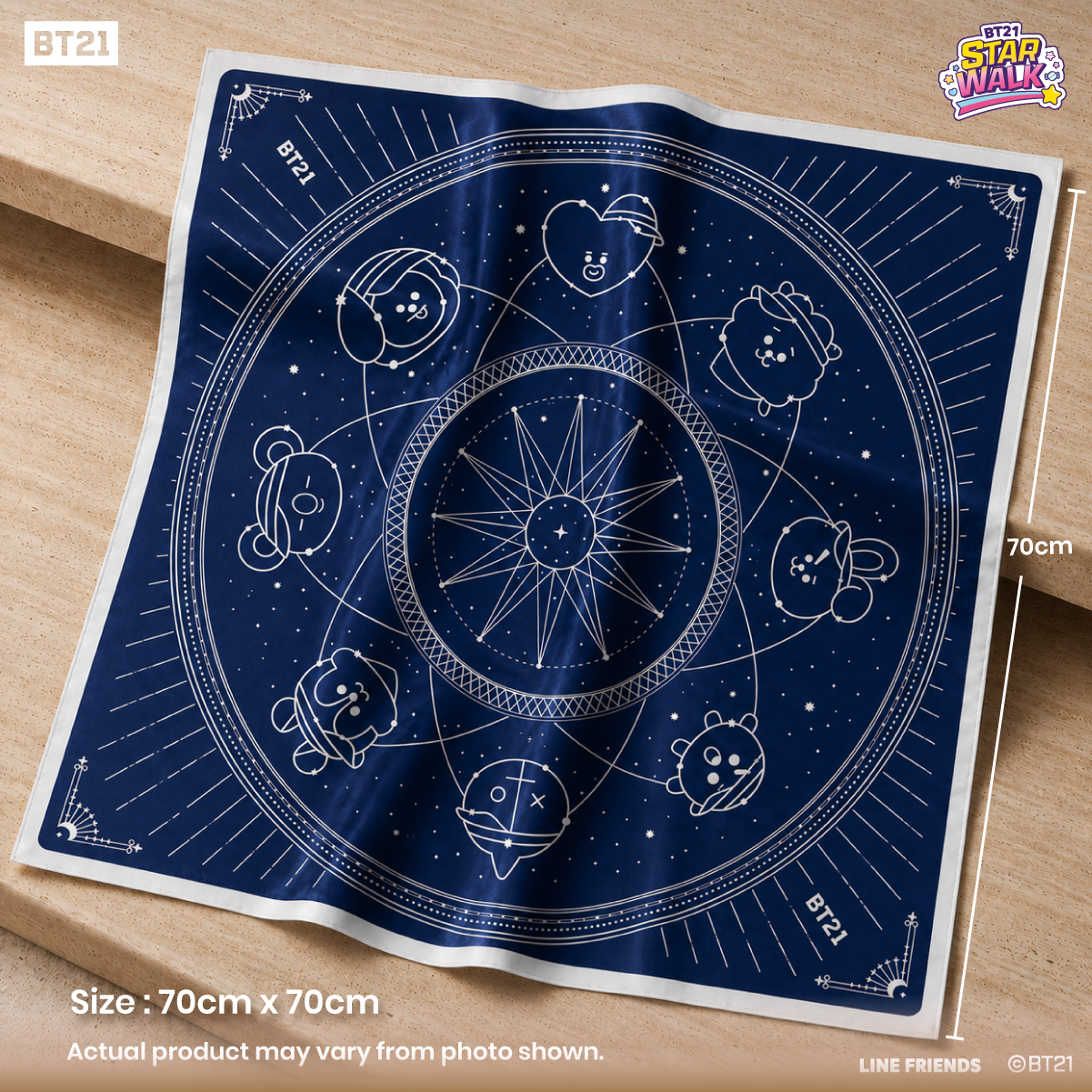 BT21 Star Walk Silk Headband