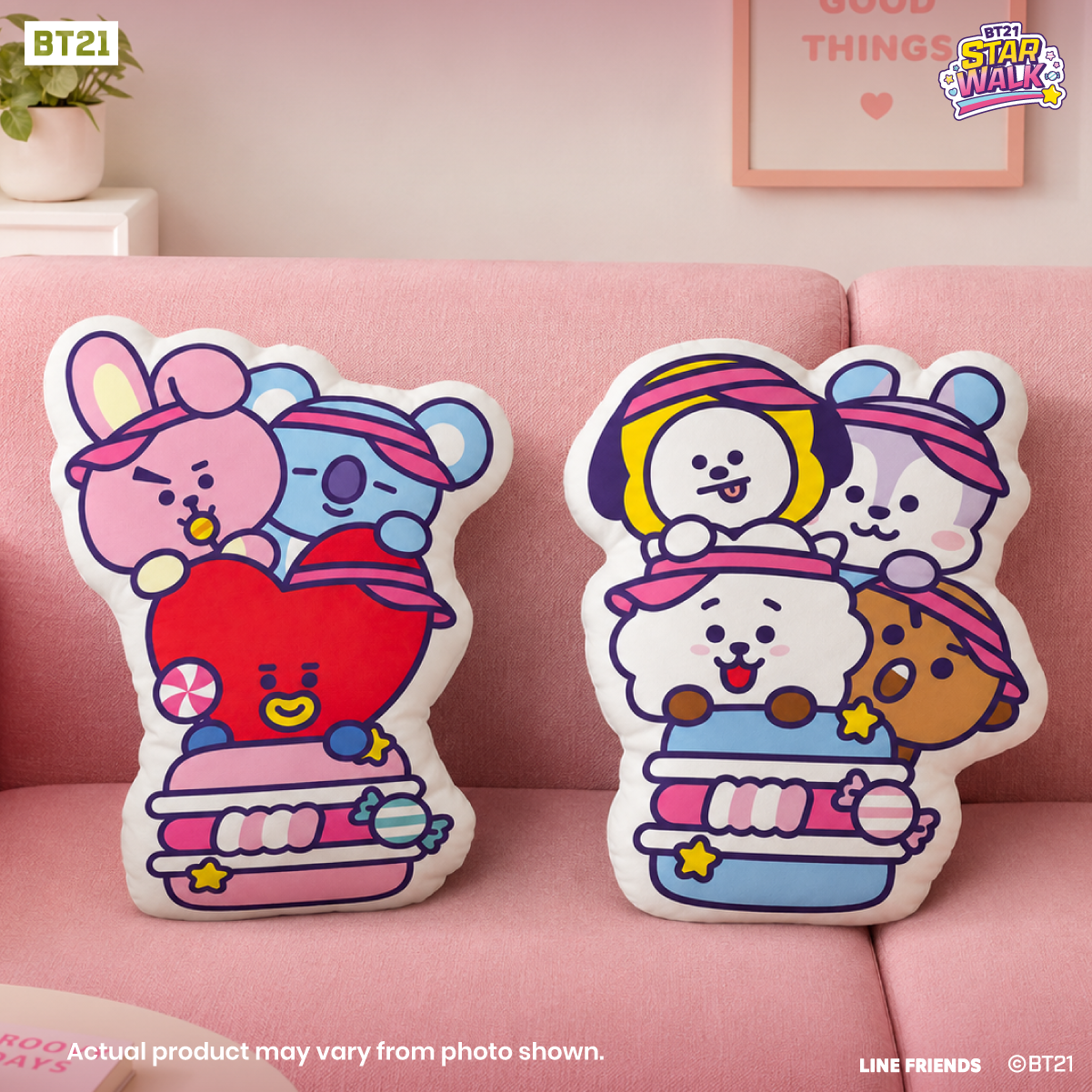 BT21 Star Walk Plush Bag