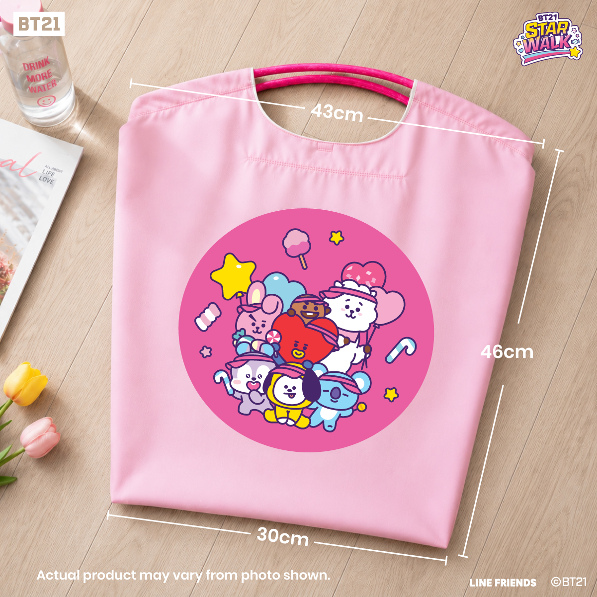 BT21 Star Walk Tote Bag