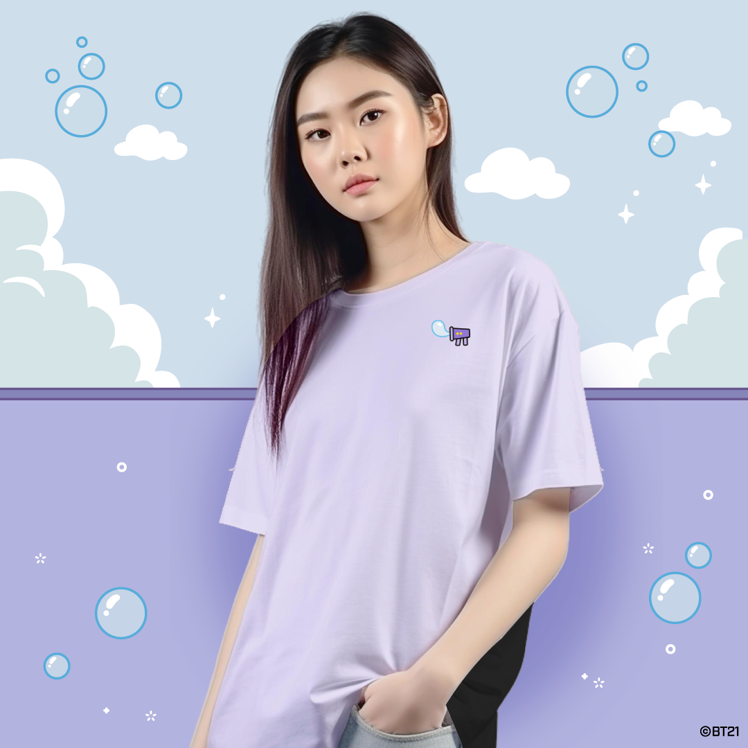 BT21 Bubble Squad Oversized Cotton Tee (Choose 1 Design)