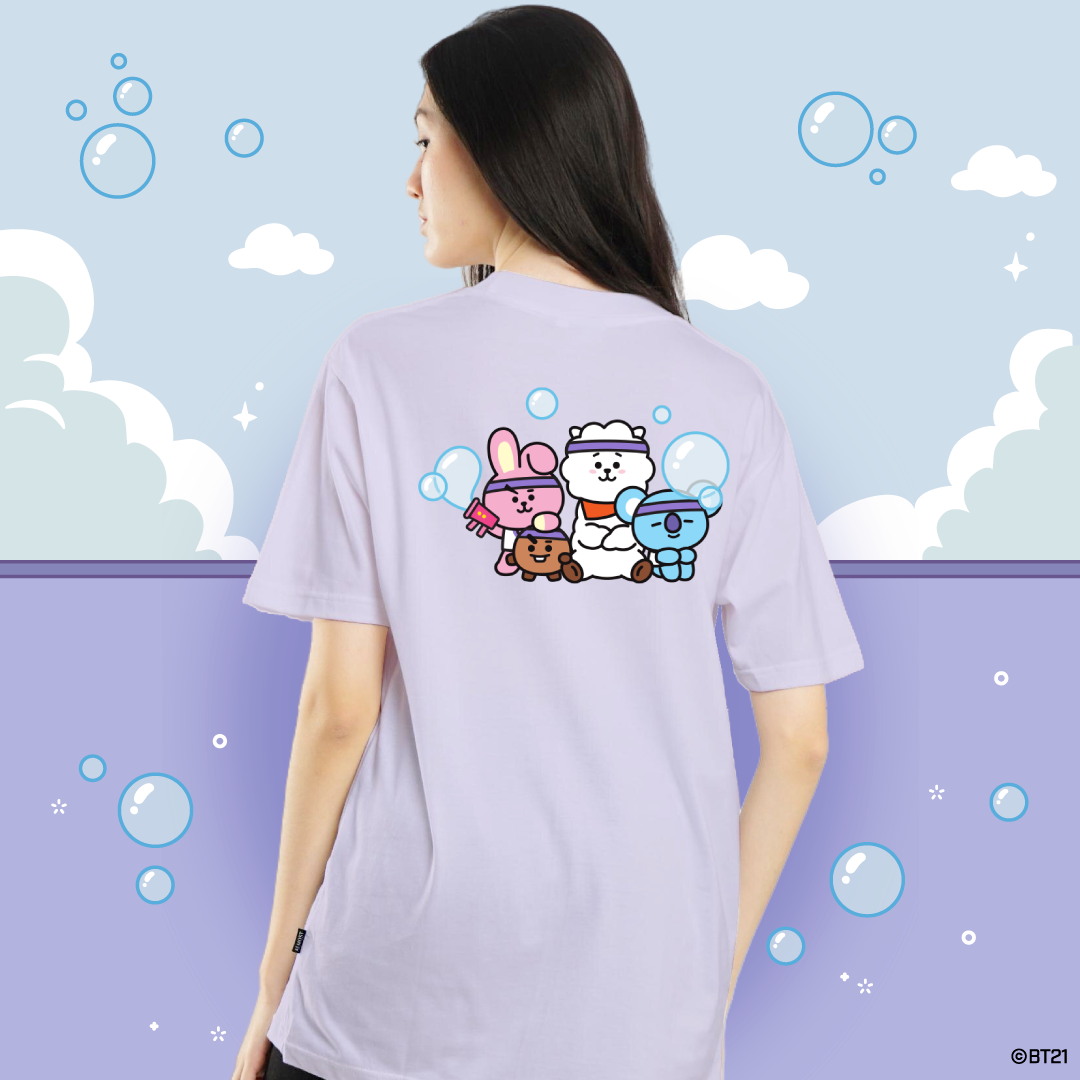 BT21 Bubble Squad Oversized Cotton Tee (Choose 1 Design)