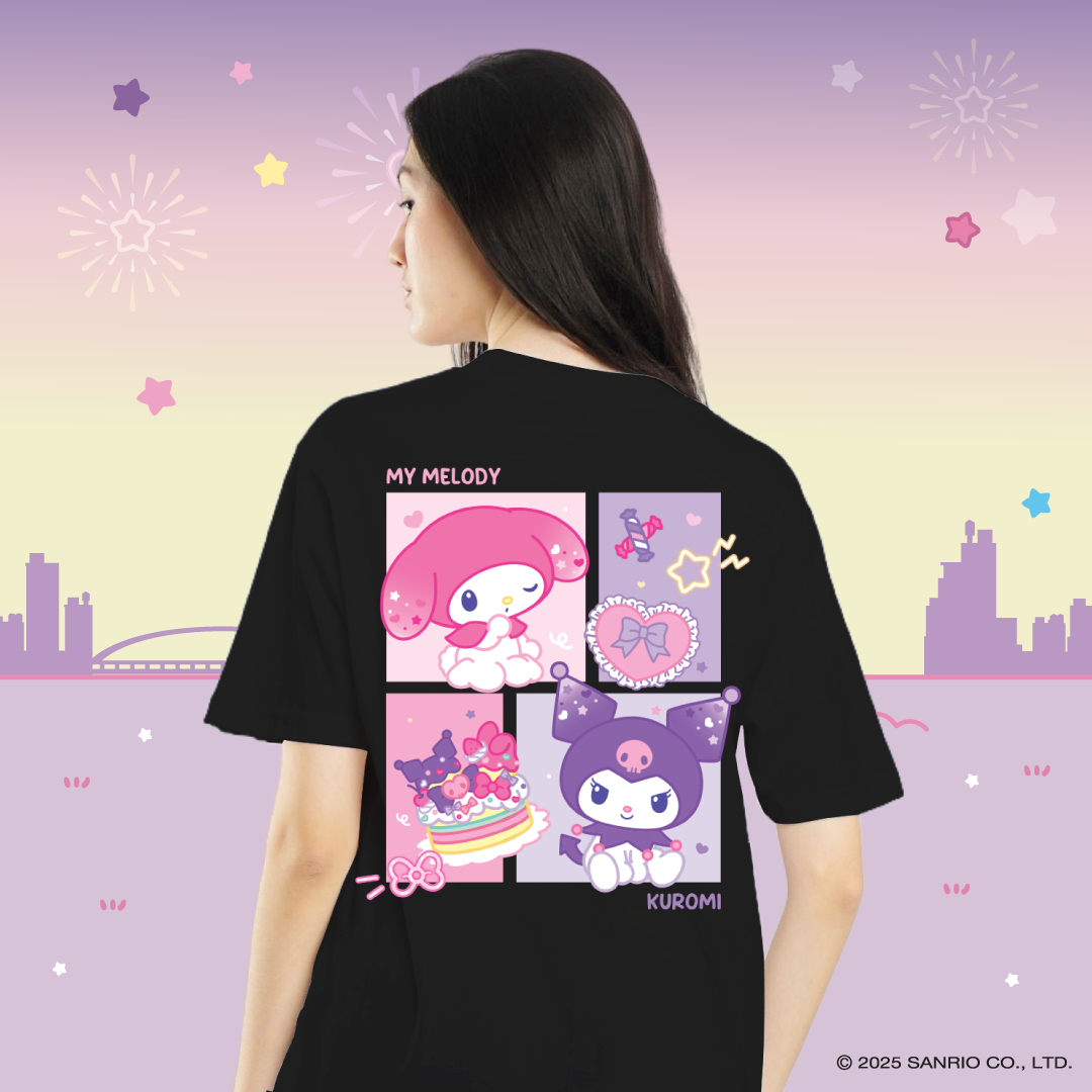 My Melody & Kuromi Oversized Tee (All 4 Design)