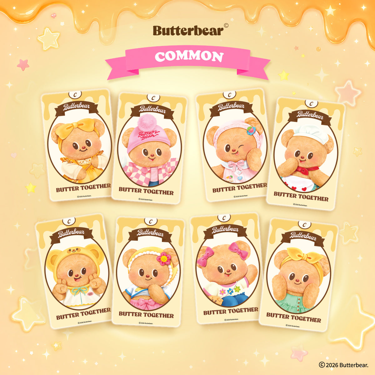 Butterbear Happy Card (6 packs)