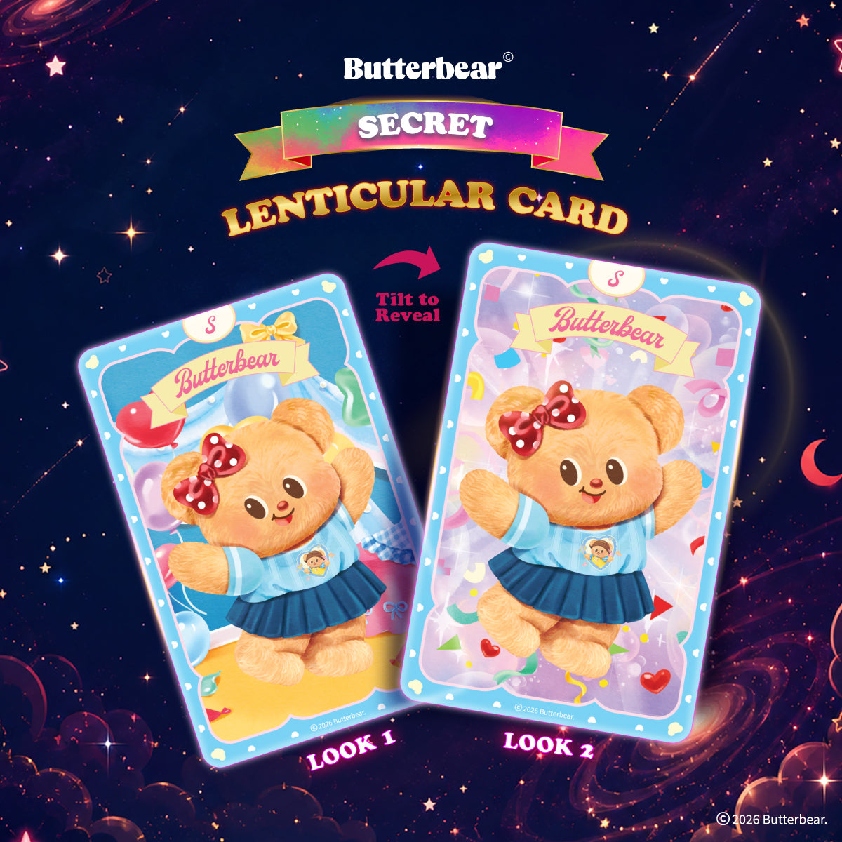 Butterbear Happy Card (6 packs)