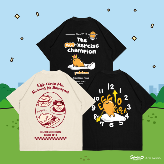 Gudetama Oversized Tee Bundle