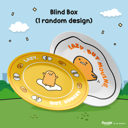 Gudetama Plate x1 random design (Blind Box)