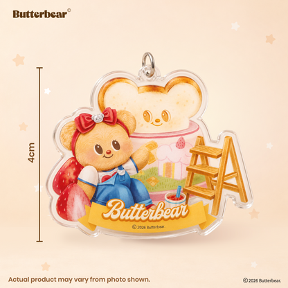 Butterbear Eco Bag with Keychain x1 random design (blind box)