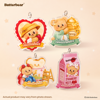 Butterbear Eco Bag with Keychain x1 random design (blind box)