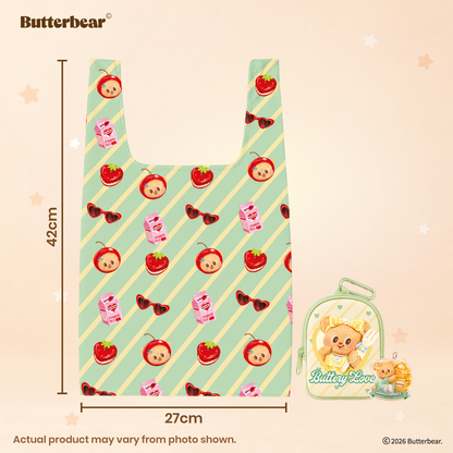 Butterbear Eco Bag with Keychain x1 random design (blind box)