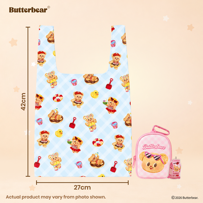 Butterbear Eco Bag with Keychain x1 random design (blind box)