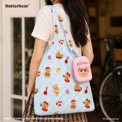 Butterbear Eco Bag with Keychain x1 random design (blind box)