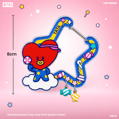 BT21 Star Walk Acrylic Keycharm x1 random design (Blind Box)