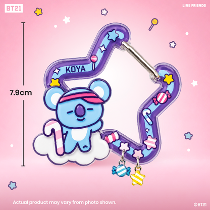 BT21 Star Walk Acrylic Keycharm x1 random design (Blind Box)