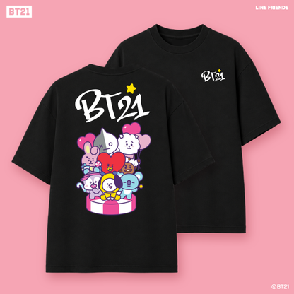 BT21 Apparel Star Collector (4 Oversized Tee + 2 Baseball Tee)