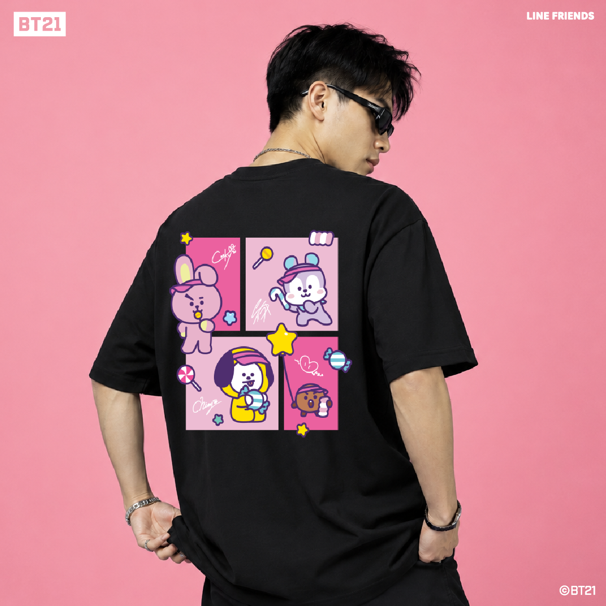 BT21 Apparel Star Collector (4 Oversized Tee + 2 Baseball Tee)