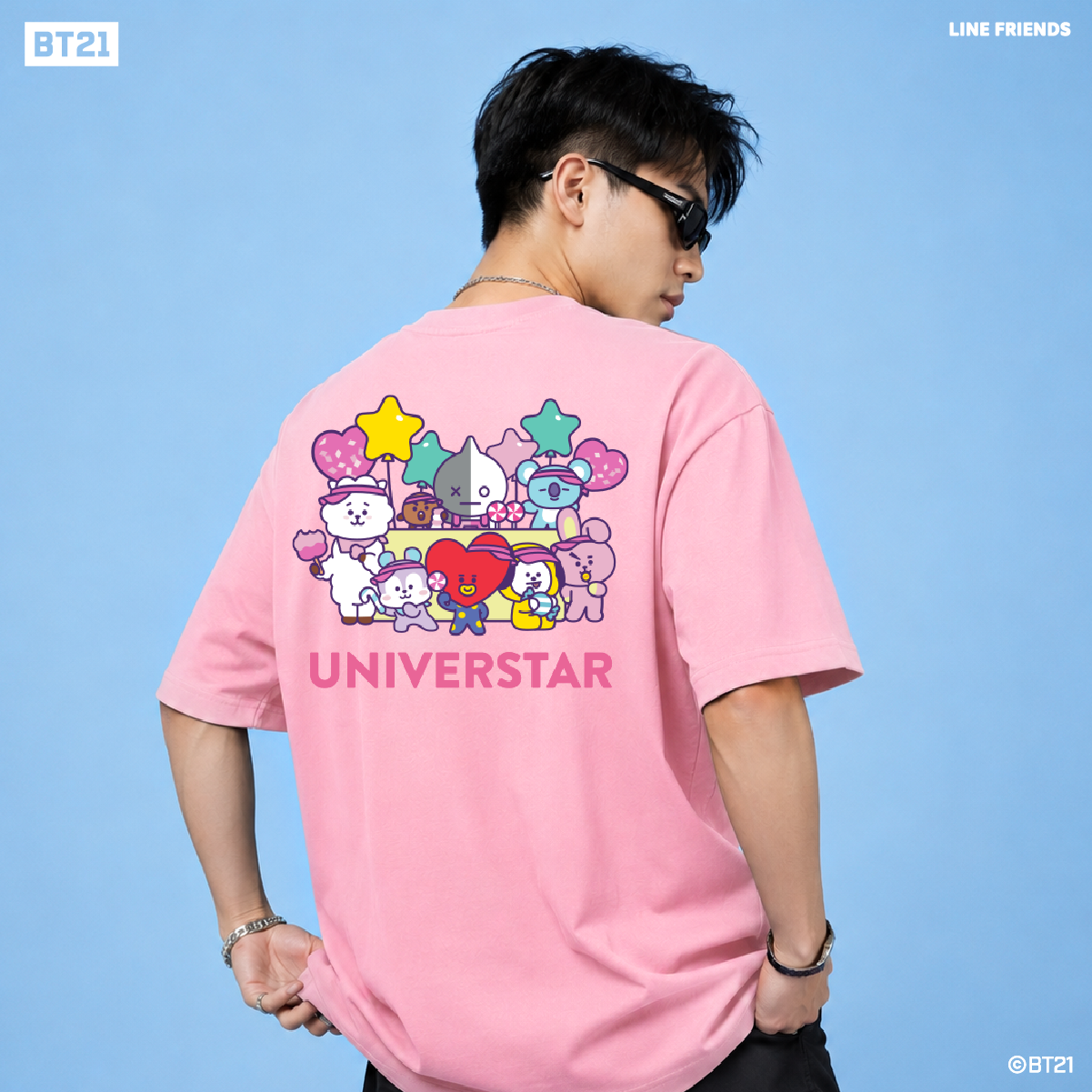 BT21 Apparel Star Collector (4 Oversized Tee + 2 Baseball Tee)