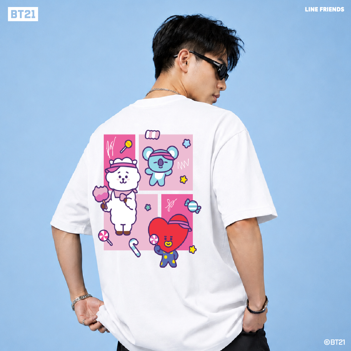 BT21 Apparel Star Collector (4 Oversized Tee + 2 Baseball Tee)