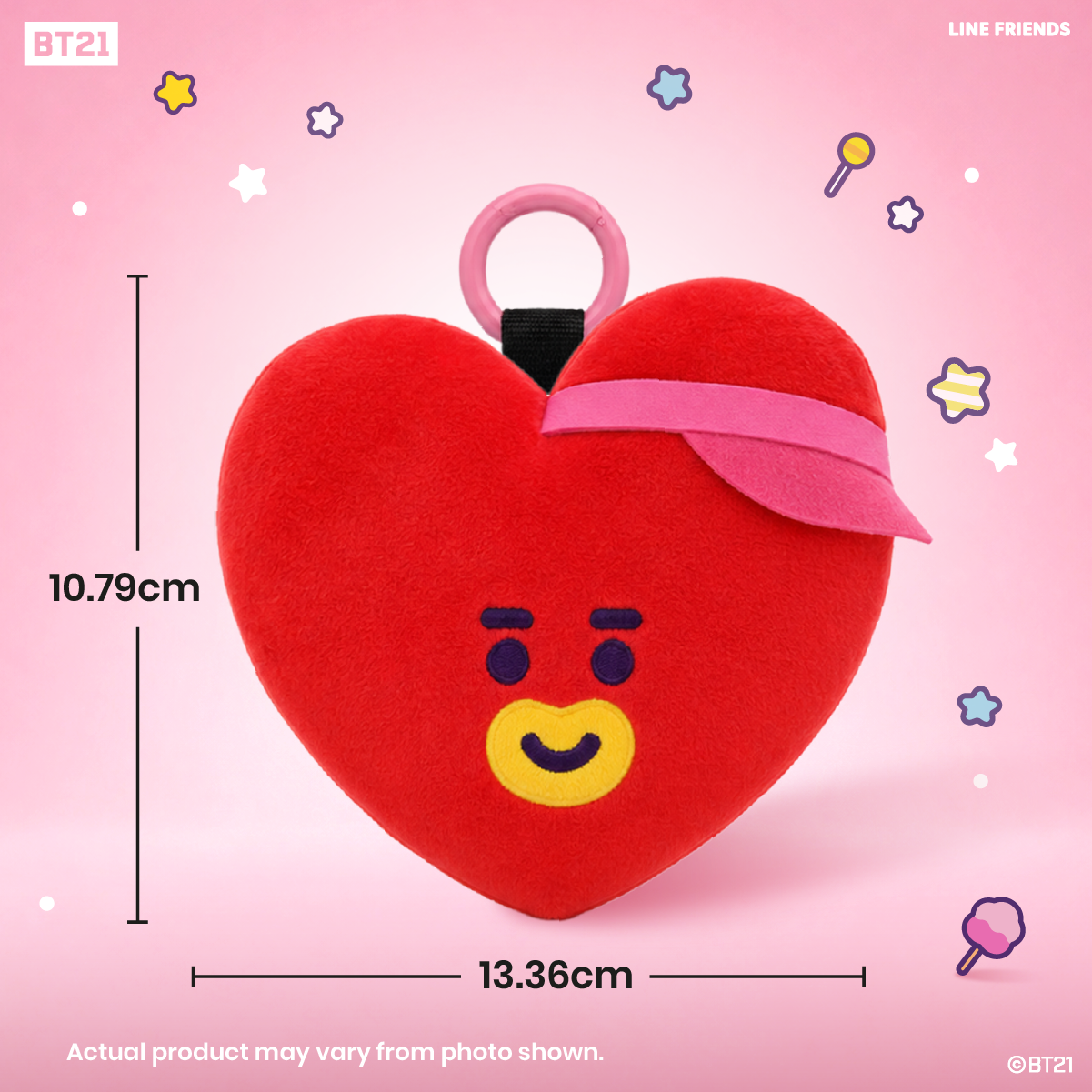 BT21 Star Walk Eco Bag with Plush Pouch x1 random design (Blind Box)