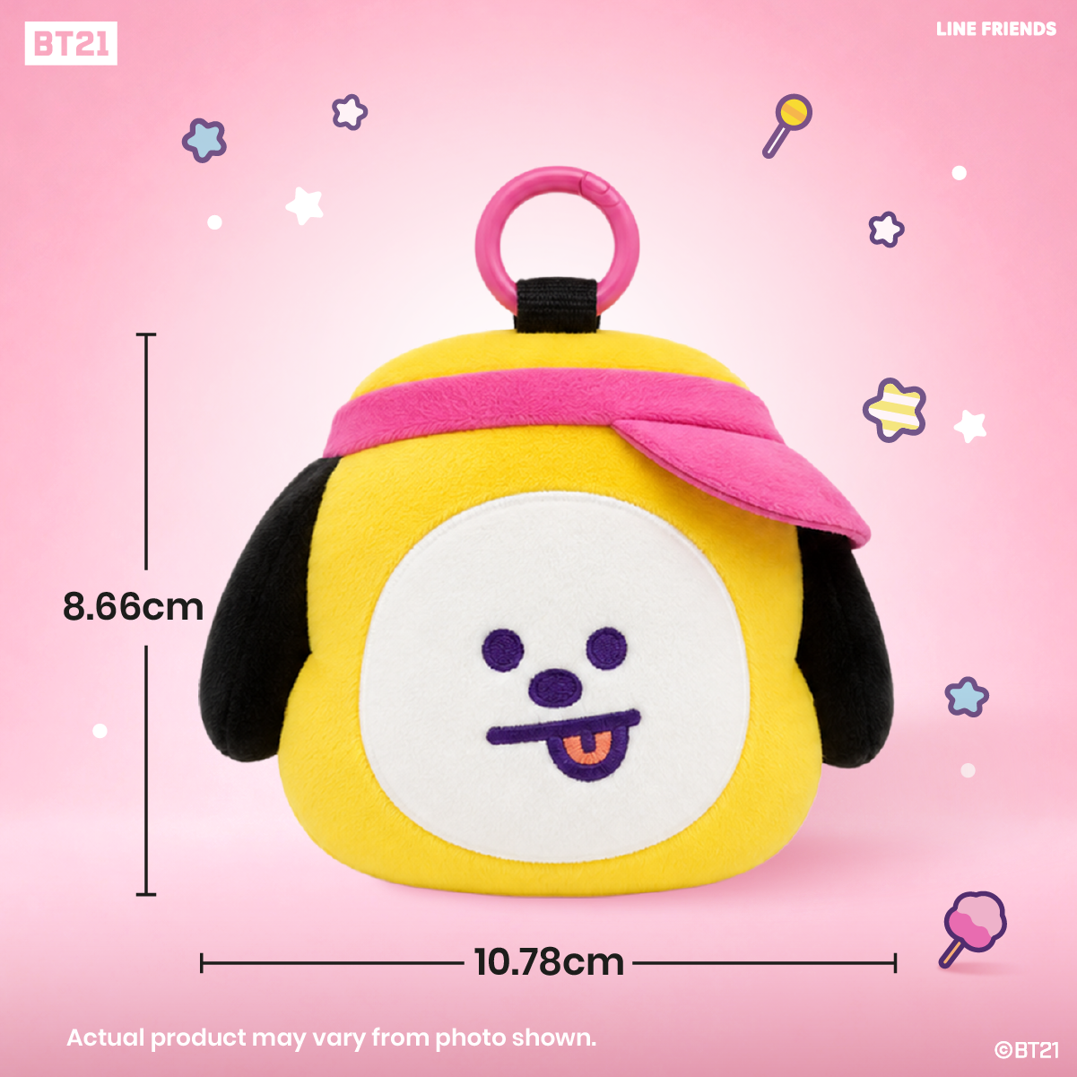 BT21 Star Walk Eco Bag with Plush Pouch x1 random design (Blind Box)