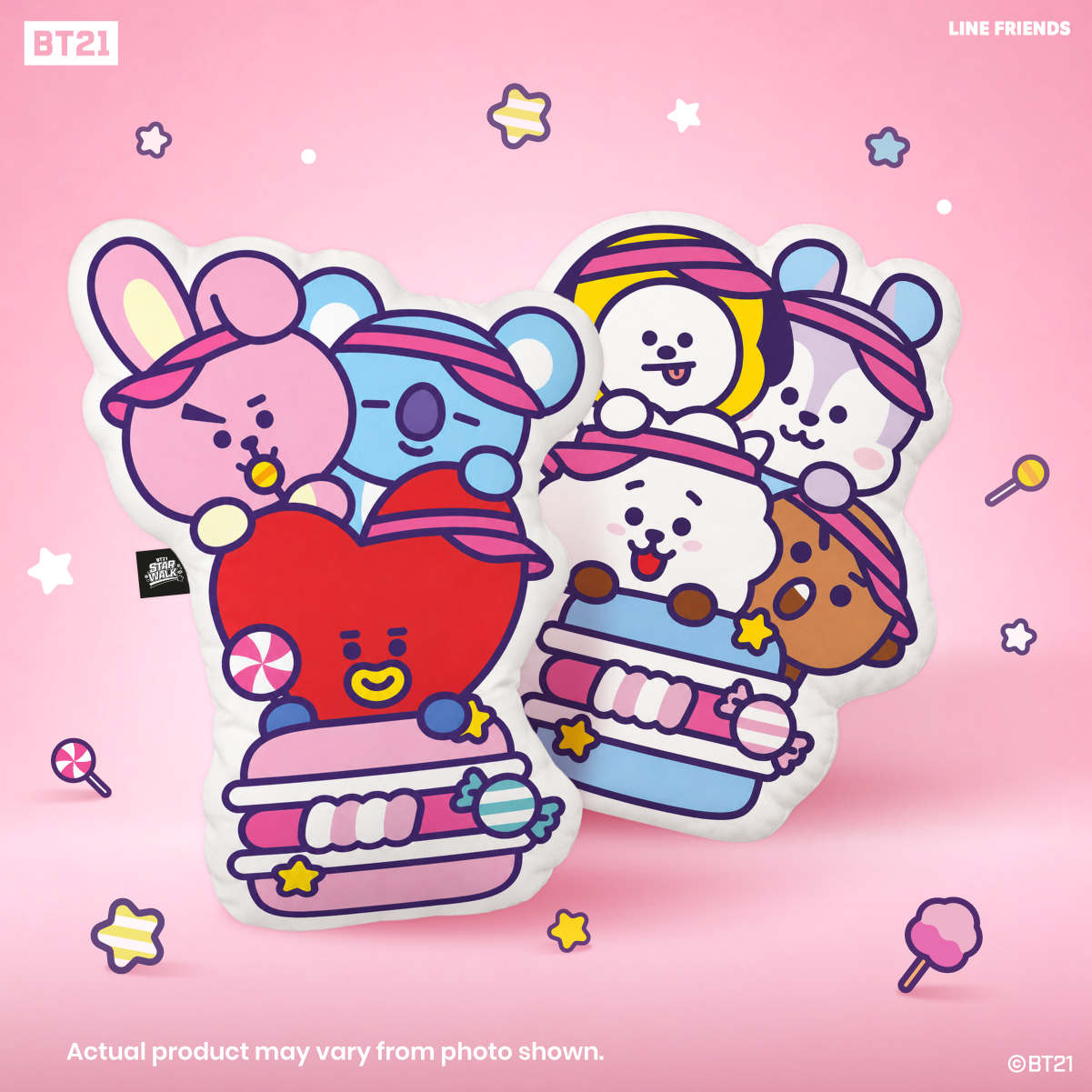 BT21 Star Walk Plush Bag