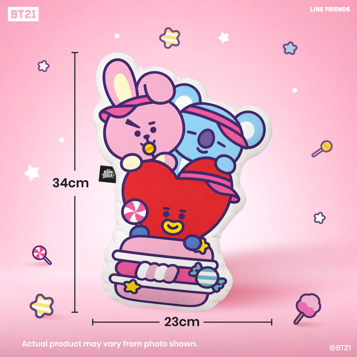 BT21 Star Walk Plush Bag