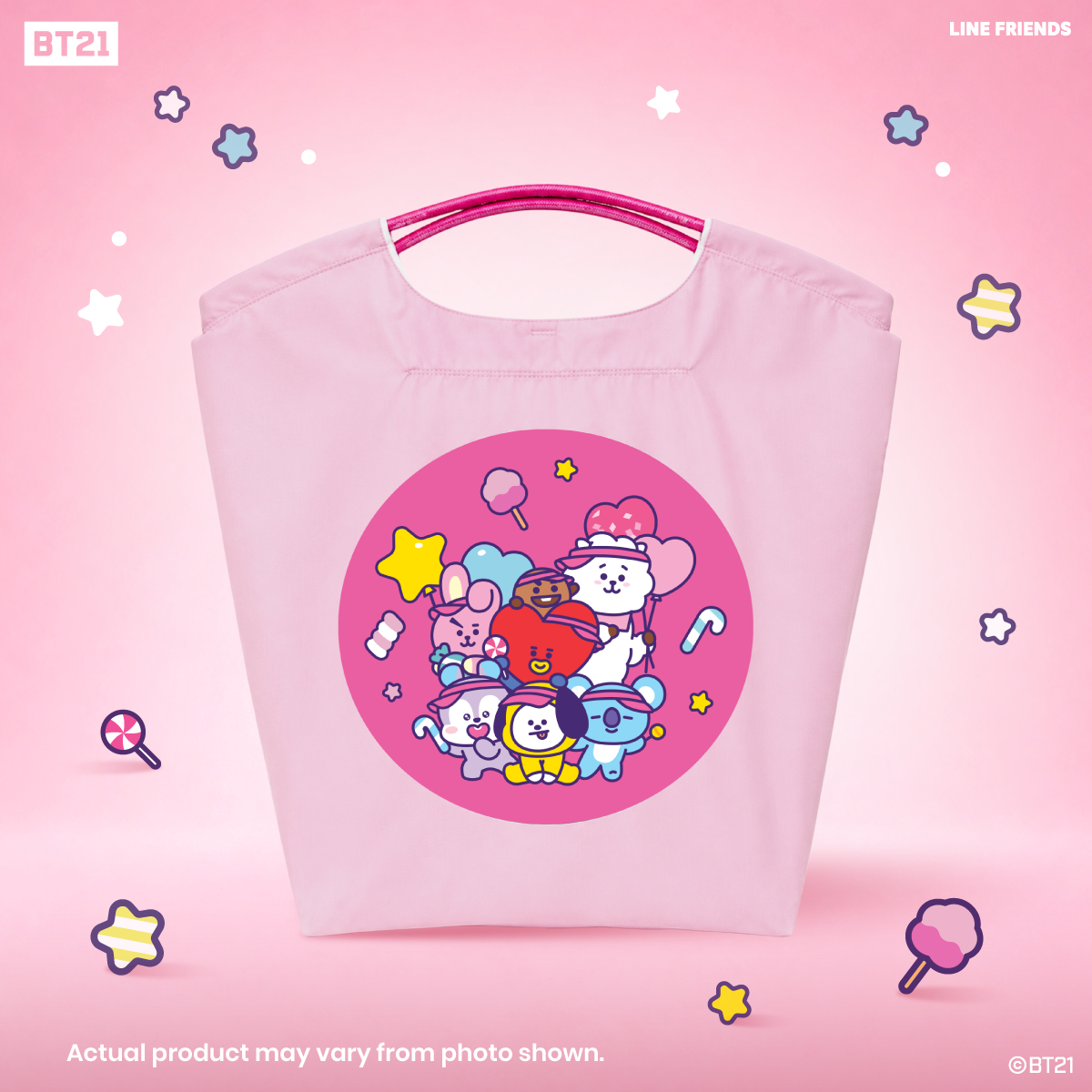 BT21 Star Walk Tote Bag
