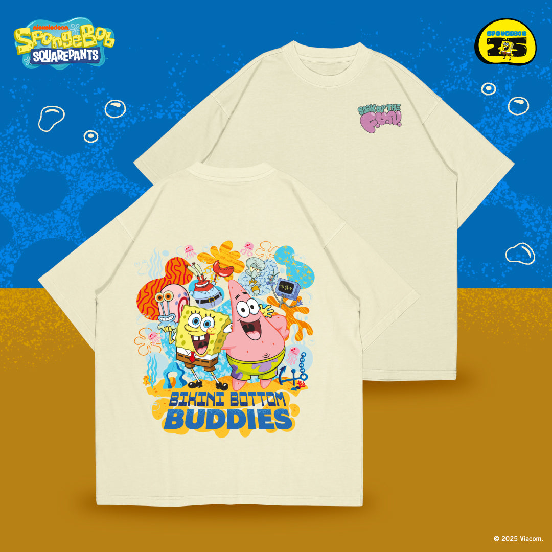 SpongeBob Pirate Oversized Cotton Tee (Choose 1 Design)