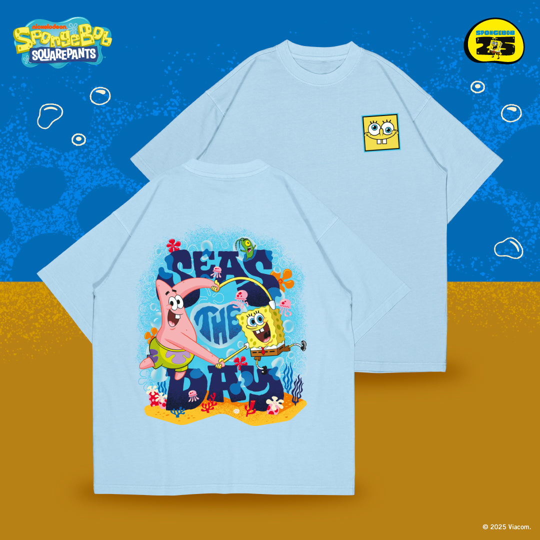 SpongeBob Pirate Oversized Cotton Tee (Choose 1 Design)