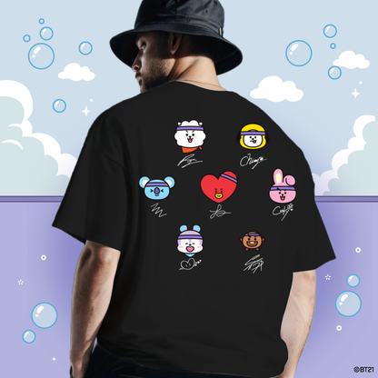 BT21 Bubble Squad Oversized Cotton Tee (All 4 Design)