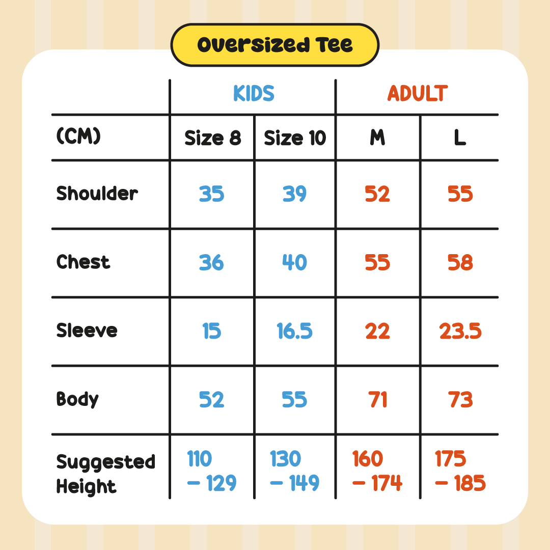 Gudetama Oversized Tee Bundle