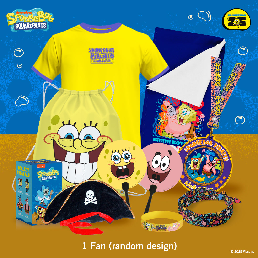 [VIP] SpongeBob Pirate 3KM Walk Group of 4 Ticket (26 April 2025)