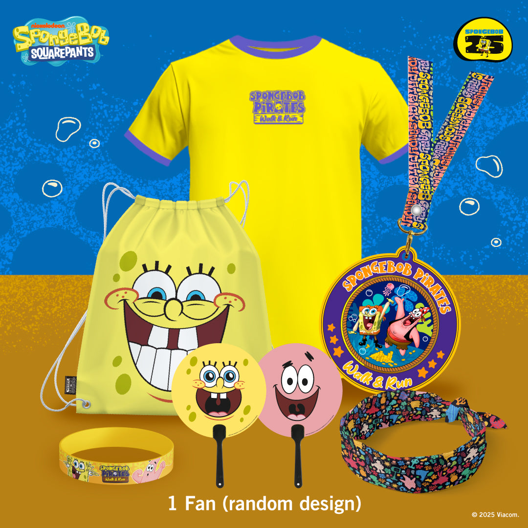 SpongeBob Pirate 3KM Walk Group of 4 Ticket (26 April 2025)