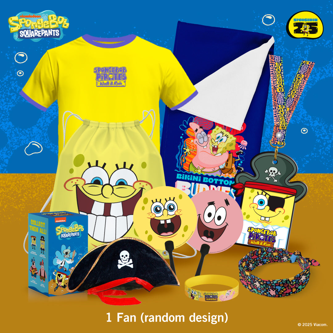 [VIP] SpongeBob Pirate 3KM Walk Group of 4 Ticket (26 April 2025)