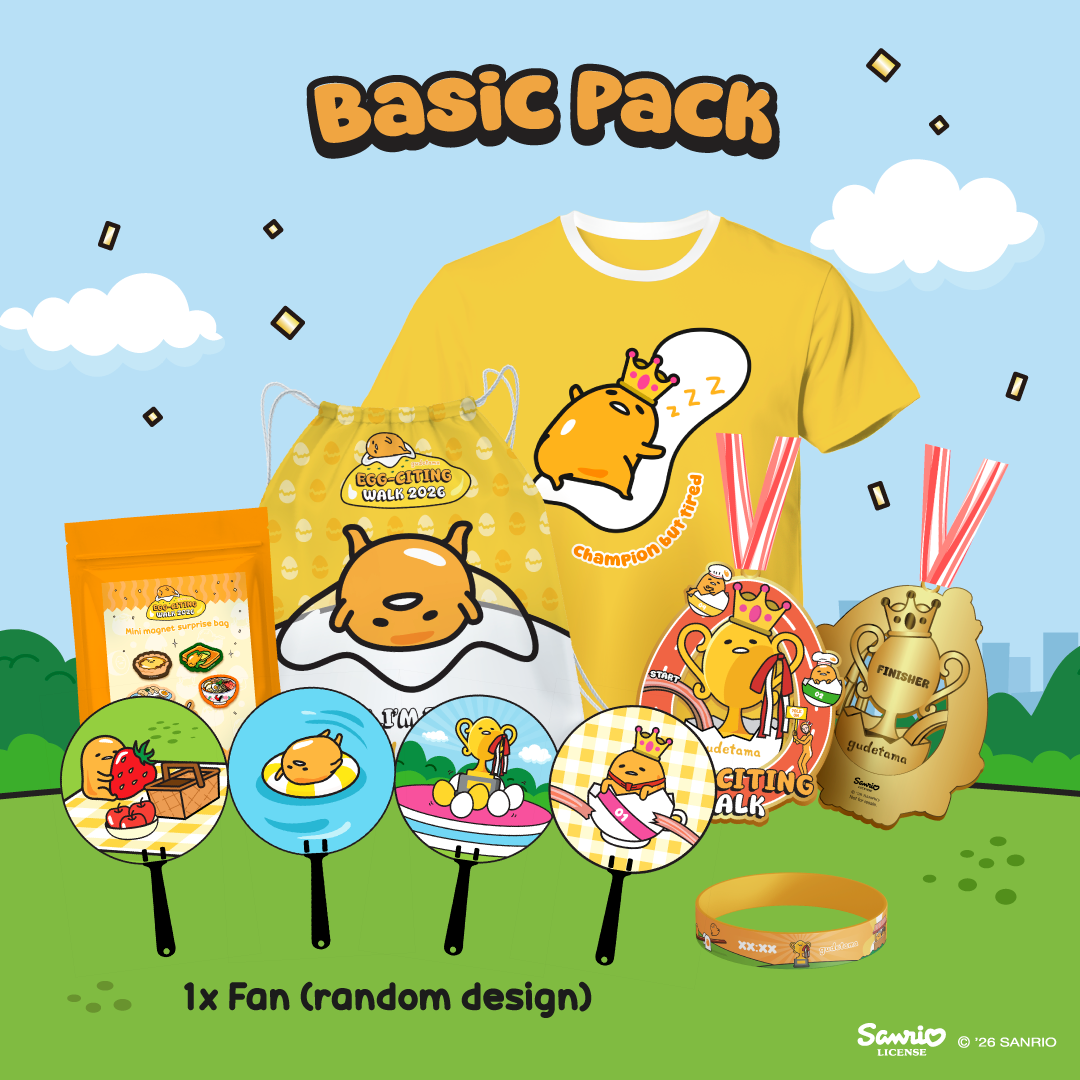 Gudetama Egg-citing Walk Group of 4 Ticket (18 April 2026)