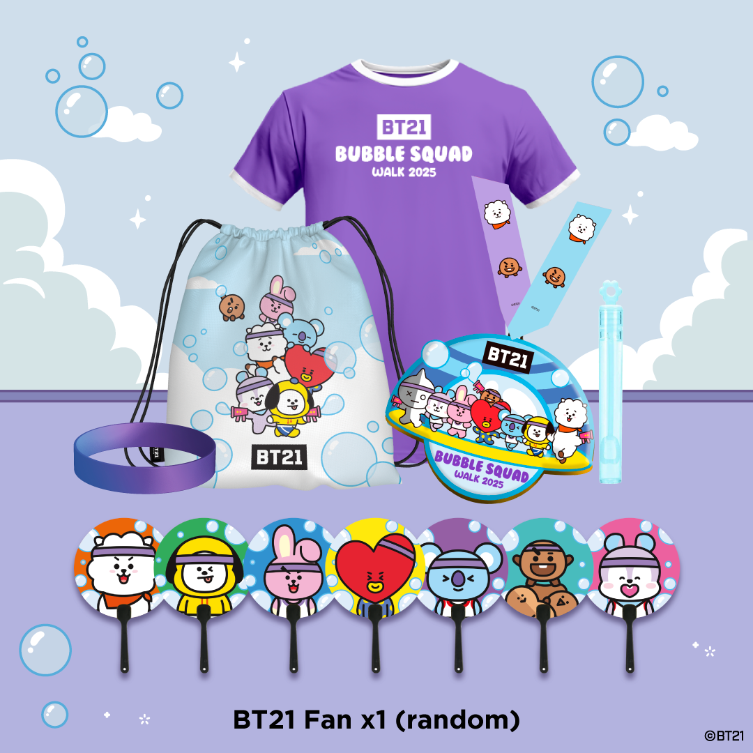 BT21 Bubble Squad - 2.5KM Walk Group of 4 Ticket (29 March 2025)