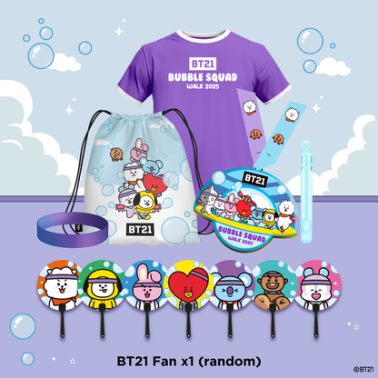 BT21 Bubble Squad - 2.5KM Walk Group of 4 Ticket (29 March 2025)