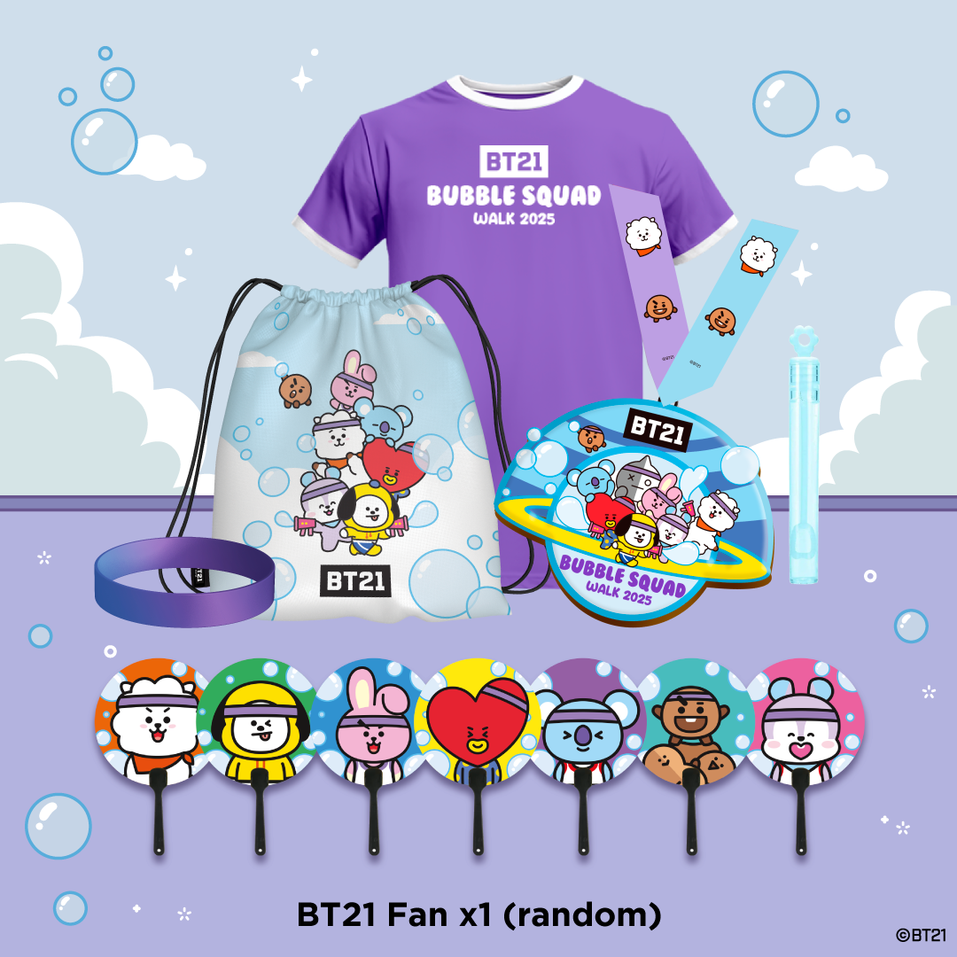 BT21 Bubble Squad - 4.5KM Hike Group of 4 Ticket (29 March 2025)