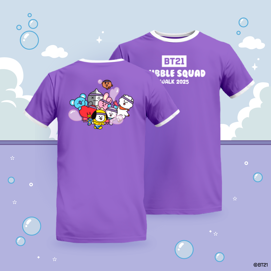 [VIP] BT21 Bubble Squad 2.5KM Walk Group of 4 Ticket (29 March 2025)