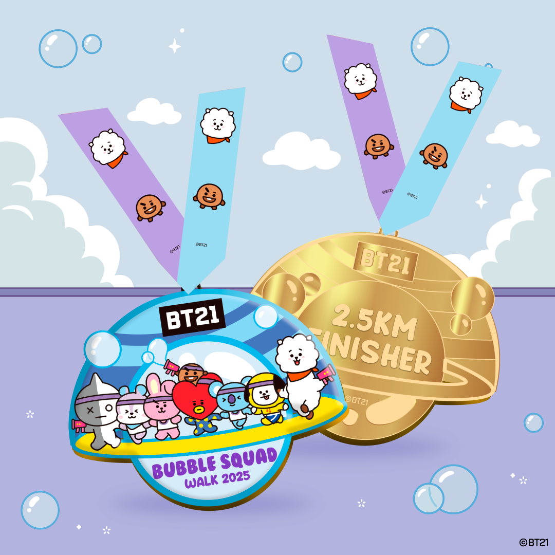 [VIP] BT21 Bubble Squad 2.5KM Walk Group of 4 Ticket (29 March 2025)