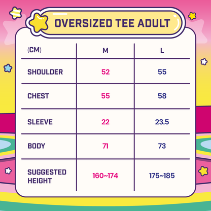 BT21 Apparel Star Collector (4 Oversized Tee + 2 Baseball Tee)