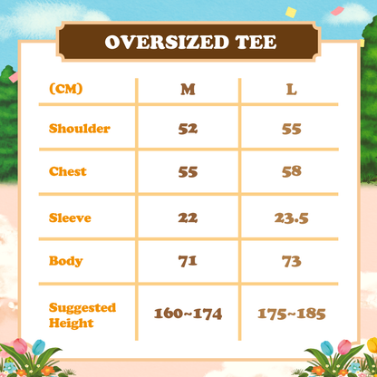 Butterbear Oversized Tee (Design 3 | Pink | Shiok Together)