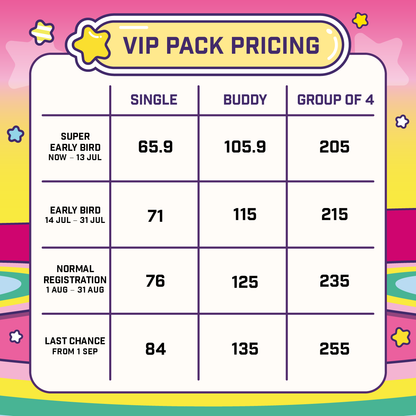 [VIP] BT21 Star Walk 2026 Ticket (12 September 2026)
