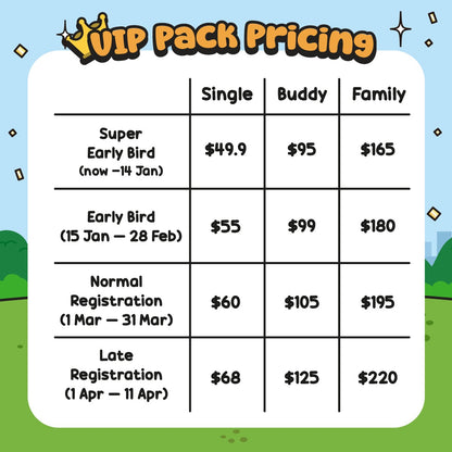 [VIP] Gudetama Egg-citing Walk Buddy of 2 Ticket (18 April 2026) - 9:30am