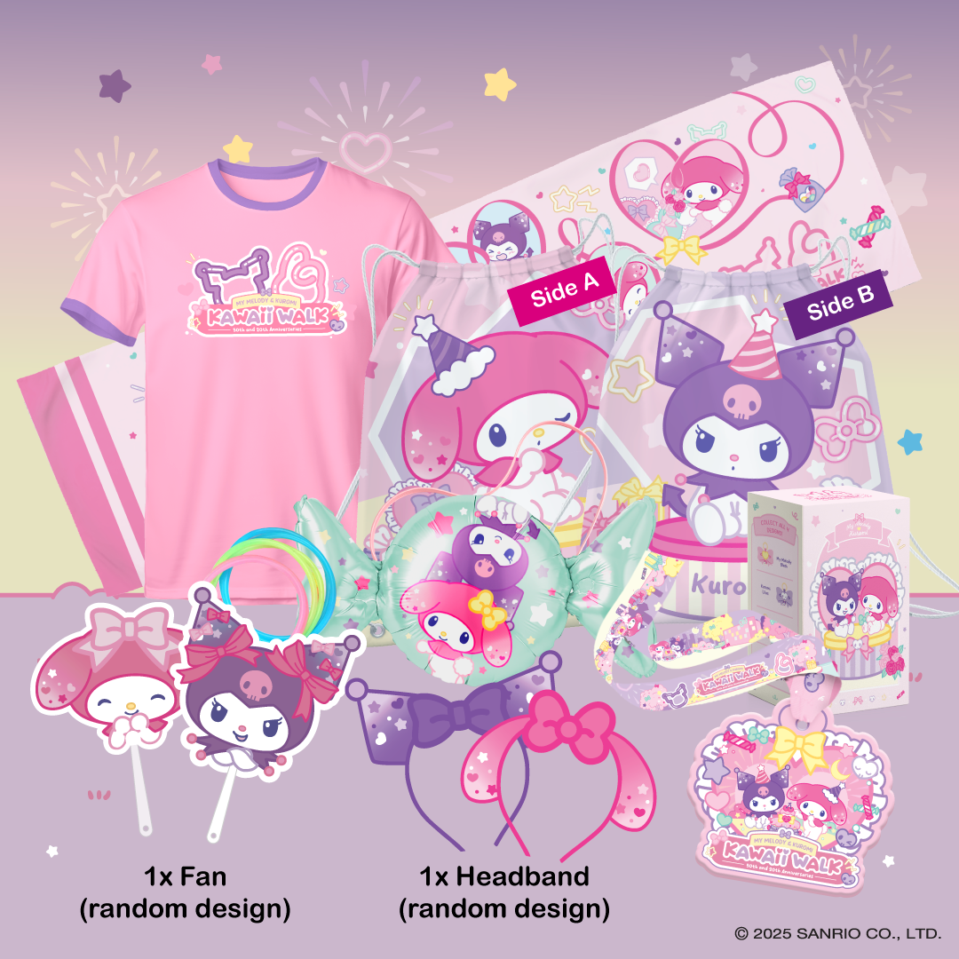[VIP] My Melody & Kuromi Kawaii Walk Buddy of 2 Ticket (20 September 2025) - 9:30am