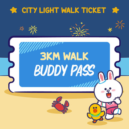 LINE FRIENDS 3KM Buddy Bundle Walk Ticket (5 October 2024)