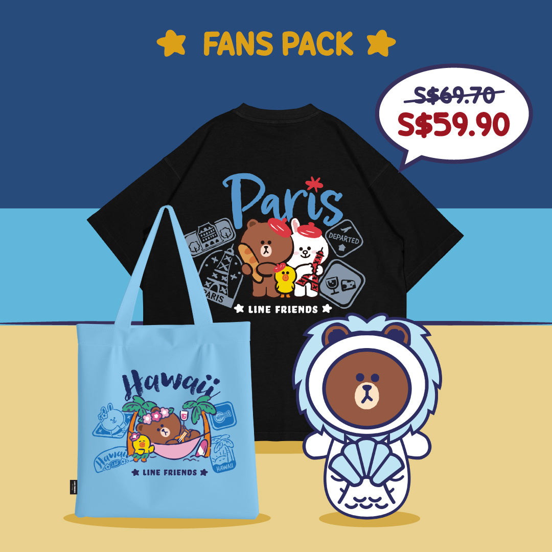 LINE FRIENDS FANS PACK