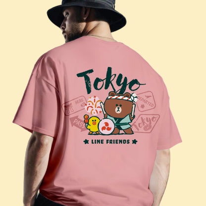 LINE FRIENDS Oversized Cotton Tee 2024 (Tokyo)