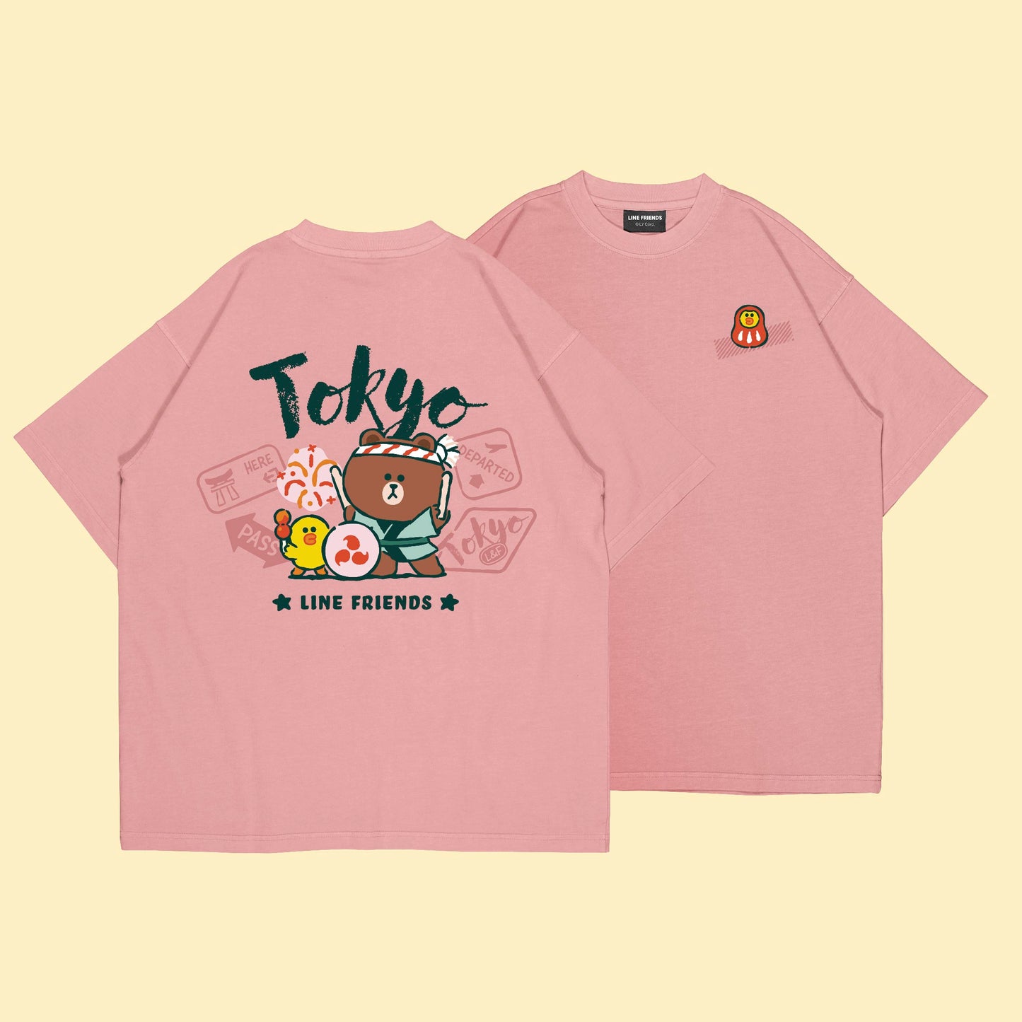 LINE FRIENDS Oversized Cotton Tee 2024 (Tokyo)